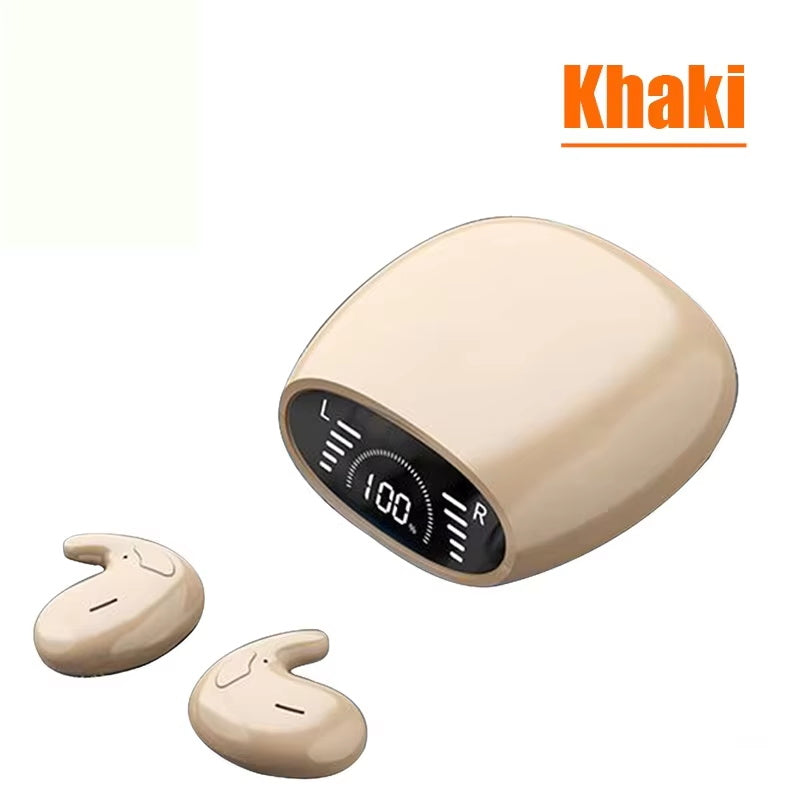Sleep Invisible Bluetooth 5.3 Earbuds – Tiny, Noise-Canceling Wireless Headphones with Built-In Mic for Comfort While Sleeping or Sport