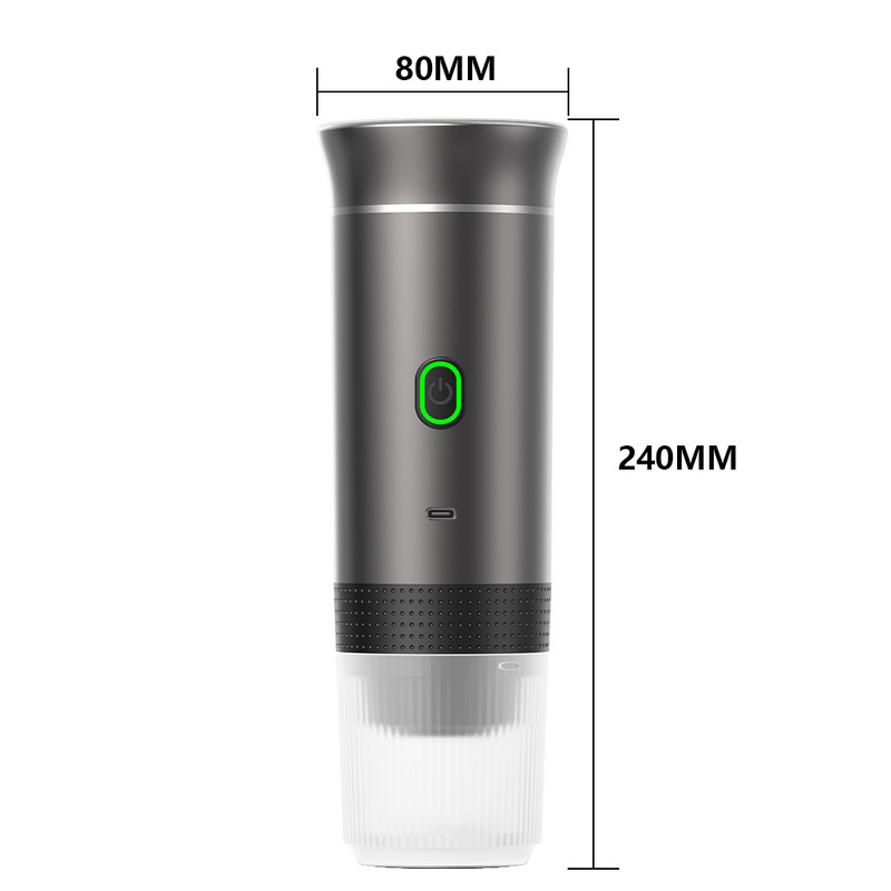 Portable Electric Espresso Coffee Maker – 3-in-1 Capsule and Powder Machine for Fresh Brew Anytime While Traveling or Driving