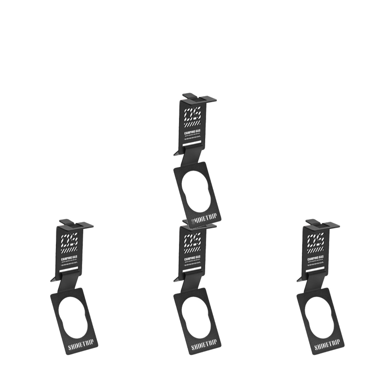Butane Gas Tank Table Hanger – 1–5PCS Stainless Steel Clip for IGT Table Fuel Storage & Camping Organization Essentials