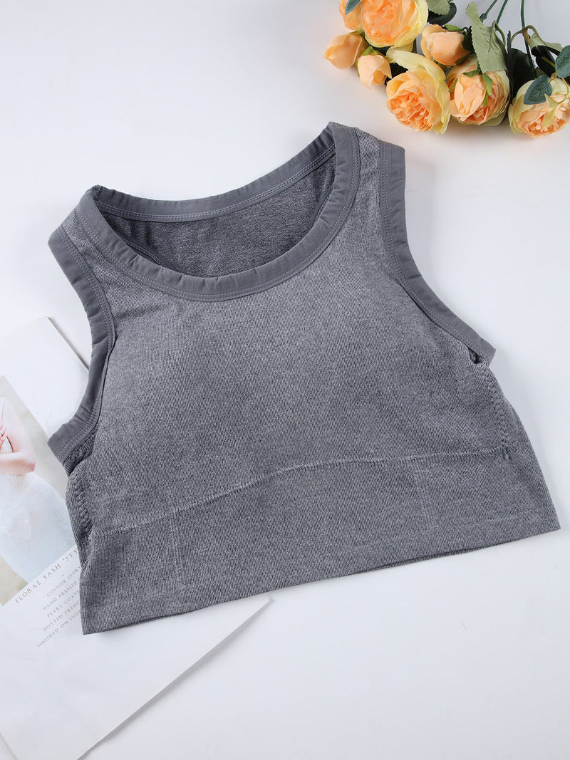 Women’s Elastic Crop Top Bra with Pads – Slim Fit, Beautiful Back Design for Comfortable Daily Wear and Stylish Support