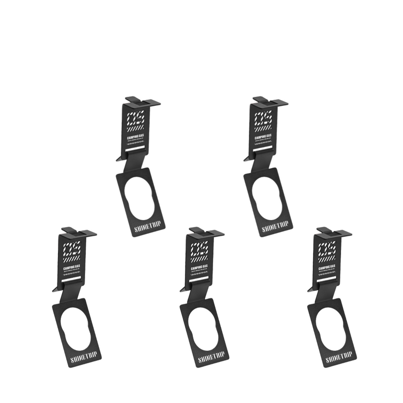 Butane Gas Tank Table Hanger – 1–5PCS Stainless Steel Clip for IGT Table Fuel Storage & Camping Organization Essentials