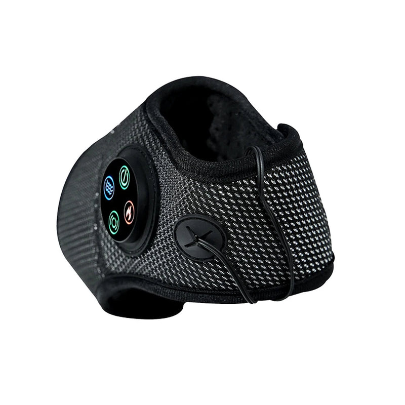 Smart Electric Foot & Ankle Massager – Heated Vibration Brace with Air Compression for Pain Relief and Deep Relaxation Therapy