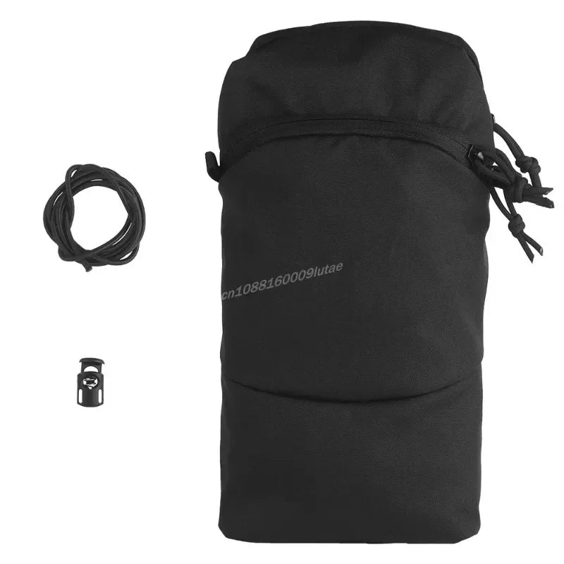 Multifunction Tactical Cylindrical Bag – Water Bladder GP Backpack Add-On with Hydration Support & Versatile General Purpose Gear Storage