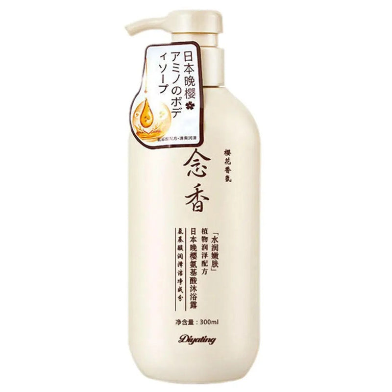 Japanese Fragrant Amino Acid Shampoo & Conditioner – 300ml Luxurious Night Repair Hair Set and Bath Lotion for Silky, Nourished Hair