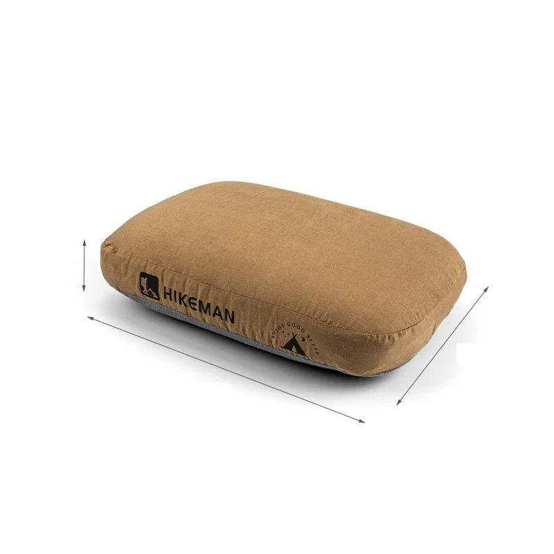 Portable Memory Foam Camping Pillow – Ergonomic Travel Neck Cushion with Slow Rebound for Restful Sleep Outdoors or Office Breaks