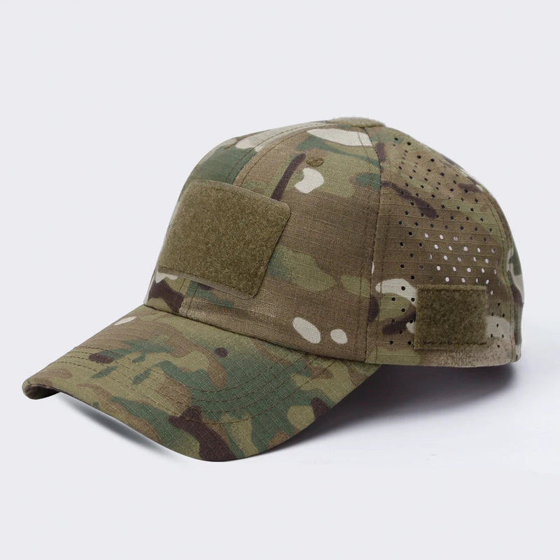 Men’s Camouflage Baseball Cap – Breathable UV Sun Hat for Hunting, Hiking, Fishing, Beach Sports & Outdoor Protection