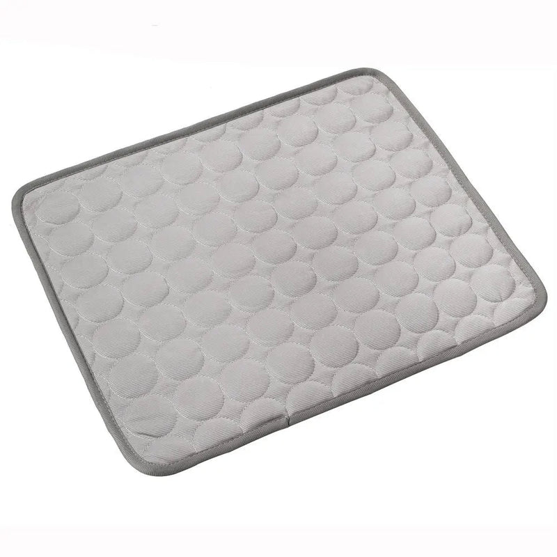 Cooling Pet Mat for Summer - 40in Ice Silk Sleep Pad for Dogs & Cats