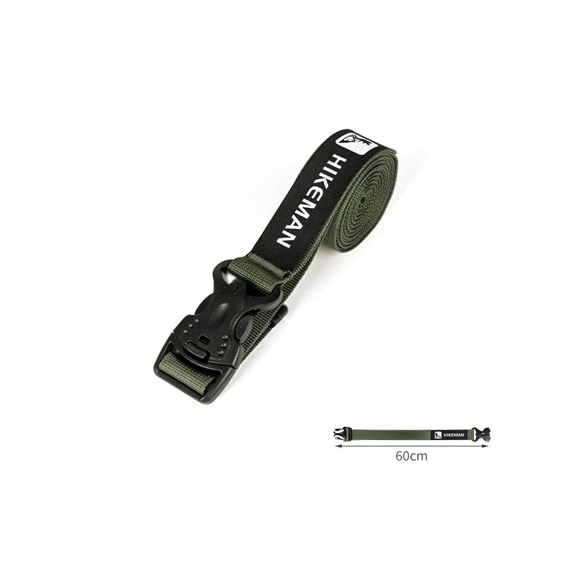 Adjustable Outdoor Camping Luggage Strap – Multifunctional Packing Belt with Buckle for Binding Gear, Securing Tents, or Travel Load Support