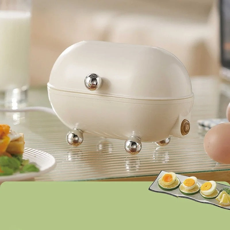 Mini Smart Egg Cooker – 120W Multifunction Dorm Breakfast Machine with Auto Shut-Off for Fast, Effortless, Portable Morning Meals