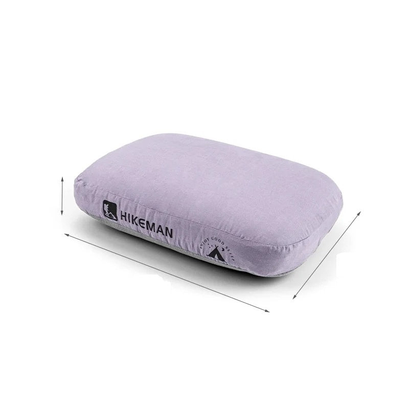 Portable Memory Foam Camping Pillow – Ergonomic Travel Neck Cushion with Slow Rebound for Restful Sleep Outdoors or Office Breaks