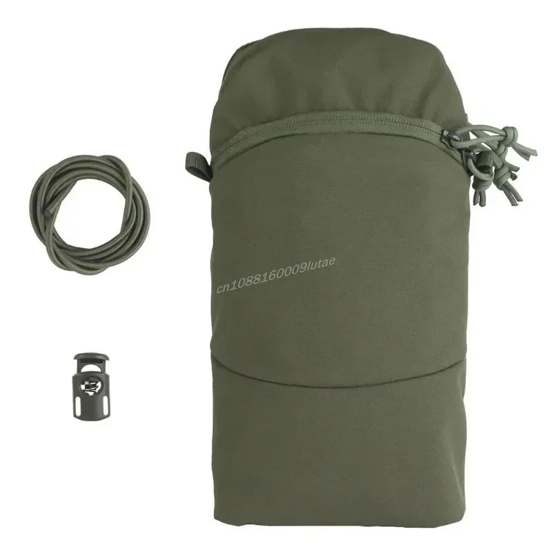 Multifunction Tactical Cylindrical Bag – Water Bladder GP Backpack Add-On with Hydration Support & Versatile General Purpose Gear Storage
