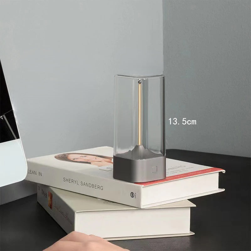 Quantum Magnetic Suction Lamp - USB Rechargeable Infinite Dimming Touch Light for Bedroom, Dorm Desk & Cozy Camping Atmosphere
