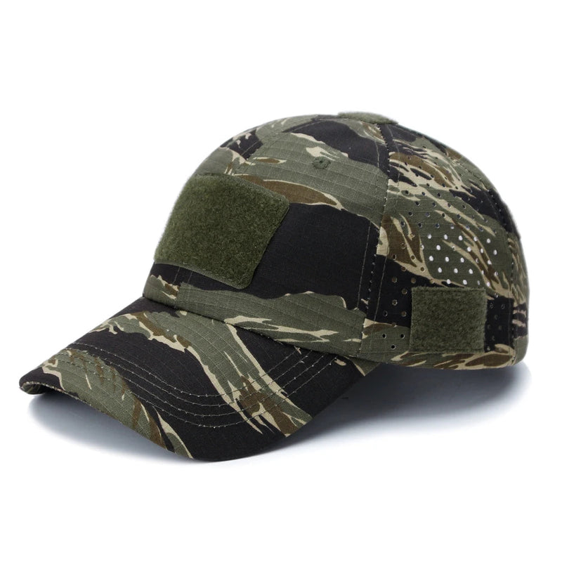 Men’s Camouflage Baseball Cap – Breathable UV Sun Hat for Hunting, Hiking, Fishing, Beach Sports & Outdoor Protection