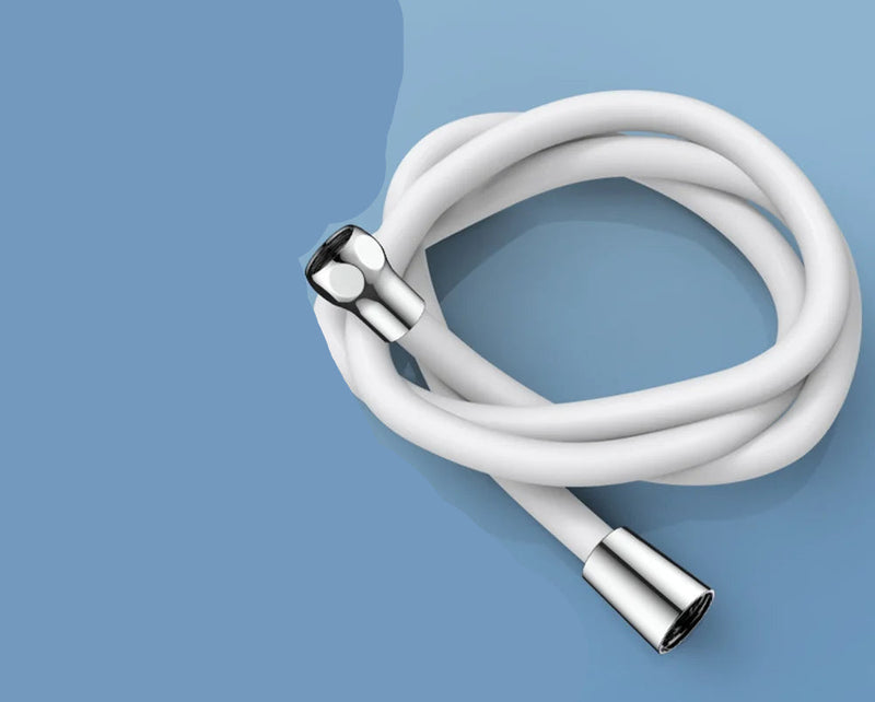 Flexible Silicone Shower Hose - 1.5–3M Anti-Winding High Pressure Bathroom Extension