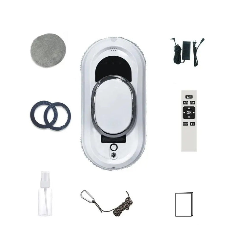Smart Electric Window Cleaning Robot – Remote-Controlled Glass Vacuum for Effortless, Streak-Free Shine on Every Surface at Home