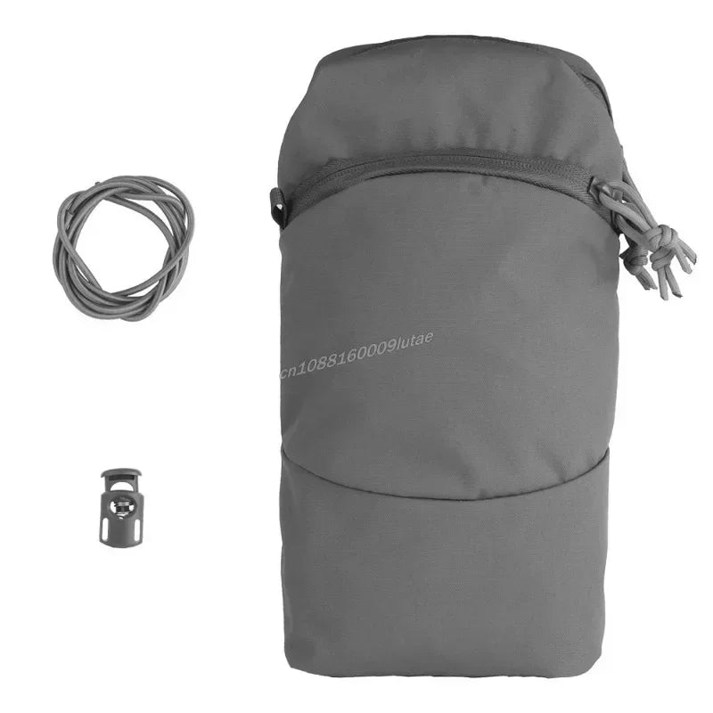 Multifunction Tactical Cylindrical Bag – Water Bladder GP Backpack Add-On with Hydration Support & Versatile General Purpose Gear Storage