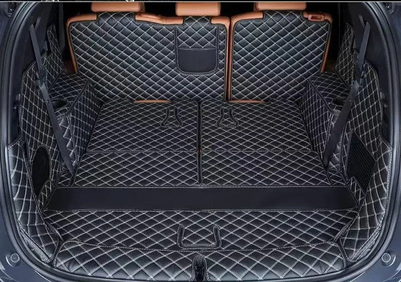 Custom-Fit Car Trunk Mats – Waterproof Boot Carpets for 7-Seater Models Car