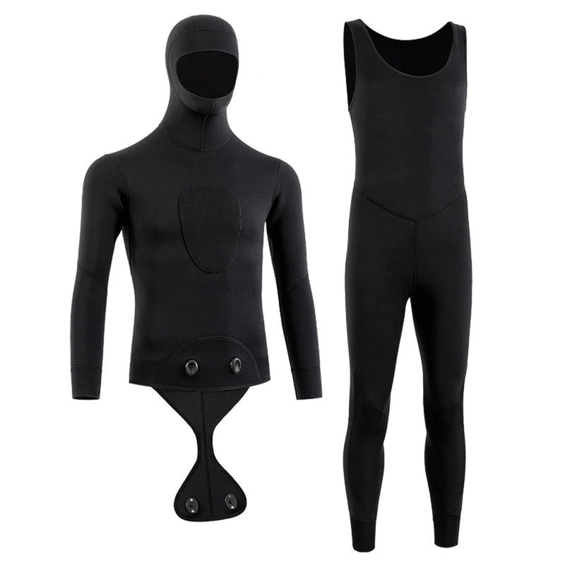 Professional Diving Suit – Cold-Proof 3mm Thick Wetsuit for Men, Perfect for Snorkeling, Fishing & Hunting Adventures