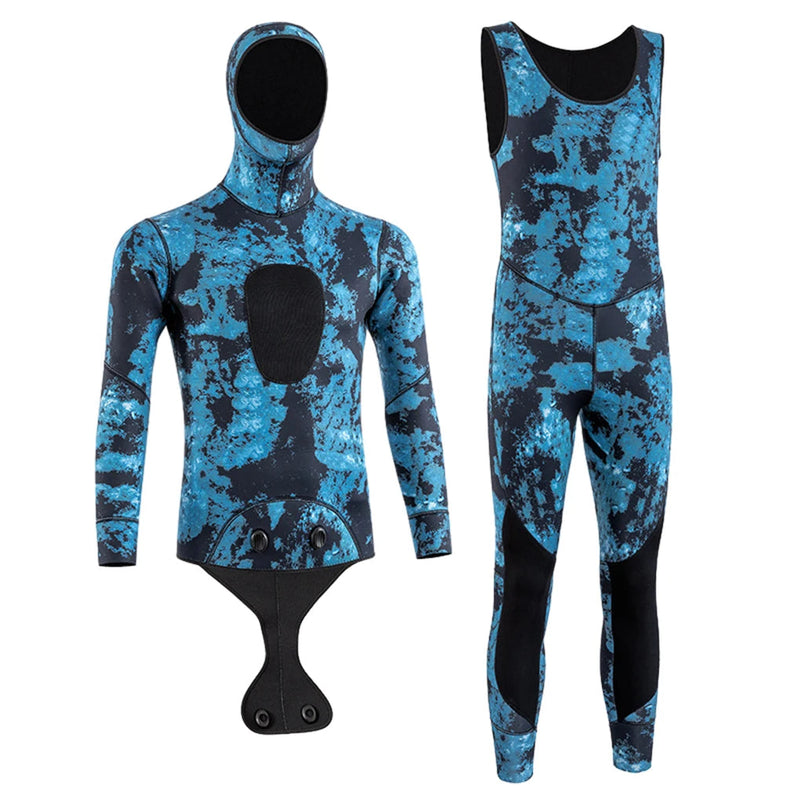 Professional Diving Suit – Cold-Proof 3mm Thick Wetsuit for Men, Perfect for Snorkeling, Fishing & Hunting Adventures