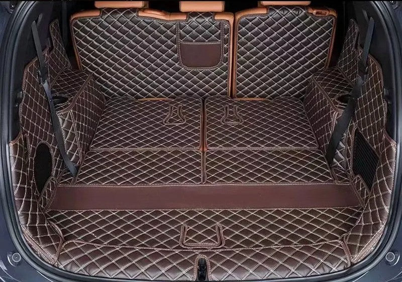 Custom-Fit Car Trunk Mats – Waterproof Boot Carpets for 7-Seater Models Car