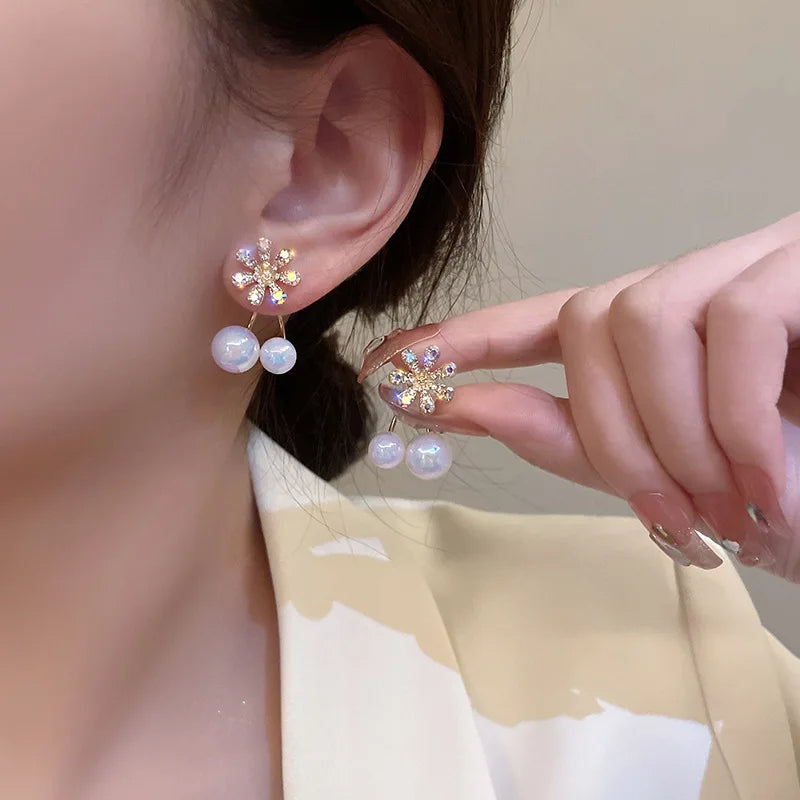 Crystal Star Tassel Dangle Earrings – Elegant Drop Jewelry with Micro-Set Sparkle for Glamorous Parties & Gifts