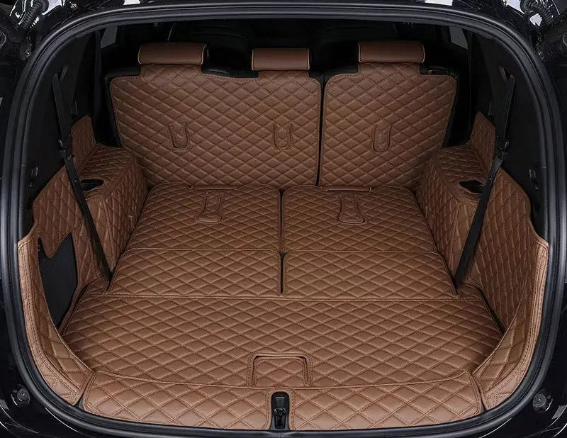 Custom-Fit Car Trunk Mats – Waterproof Boot Carpets for 7-Seater Models Car