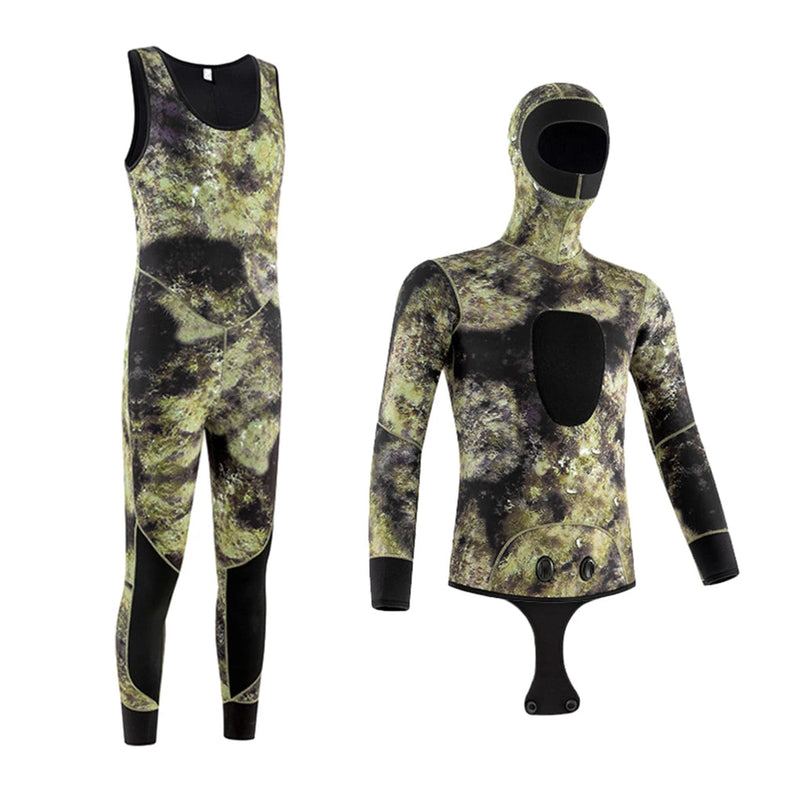 Professional Diving Suit – Cold-Proof 3mm Thick Wetsuit for Men, Perfect for Snorkeling, Fishing & Hunting Adventures