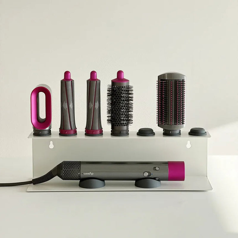Non-Perforated Hair Dryer Holder – Wall-Mountable Cradle for Convenient Storage of Your Hair Styler