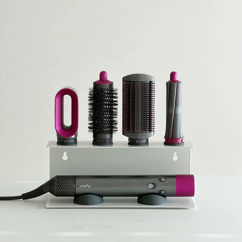 Non-Perforated Hair Dryer Holder – Wall-Mountable Cradle for Convenient Storage of Your Hair Styler