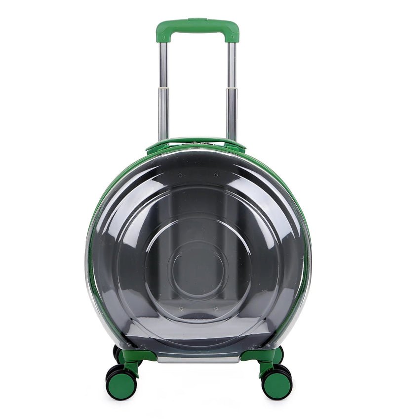 Transparent Pet Suitcase – Large Capacity Bubble Box for Stylish Pet Travel