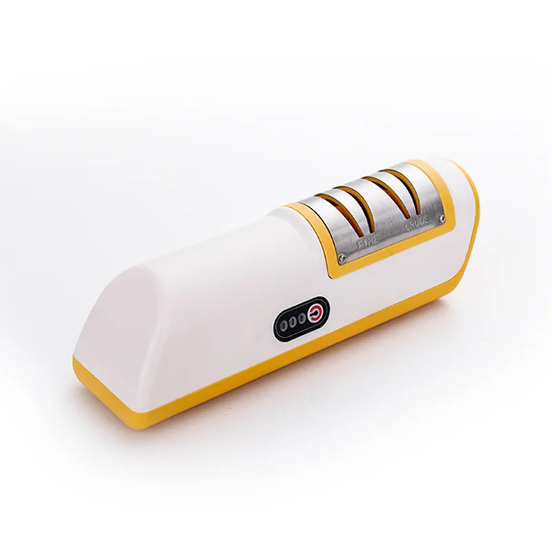 Multifunctional Electric Knife Sharpener – 4-Speed Automatic Blade Tool for Kitchen Chefs & Home Cooks
