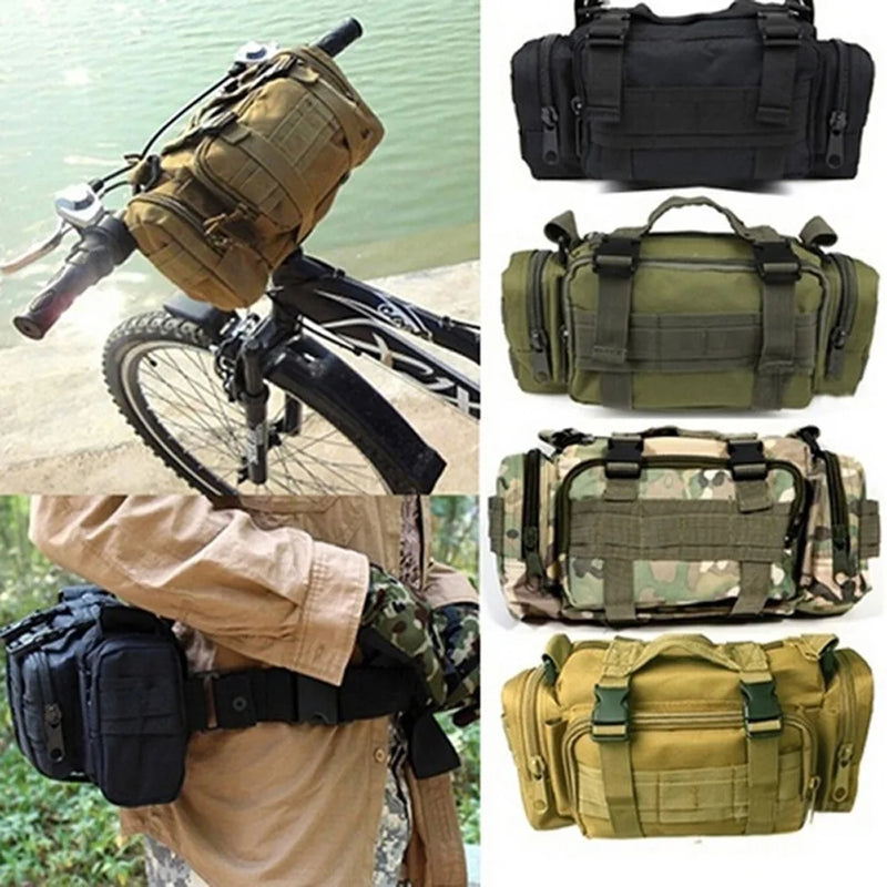 Waterproof Waist Fanny Pack for Men – Sling Shoulder Bag for Hiking, Fishing, Climbing, and Outdoor Adventures in Rugged Style
