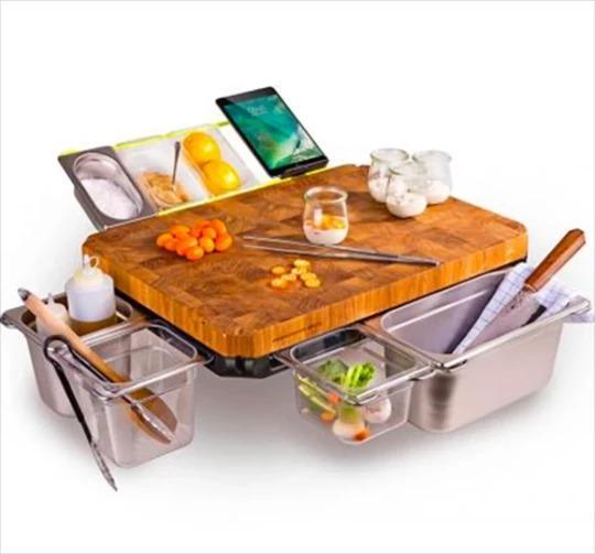 Multifunction Cutting Board with Shelf