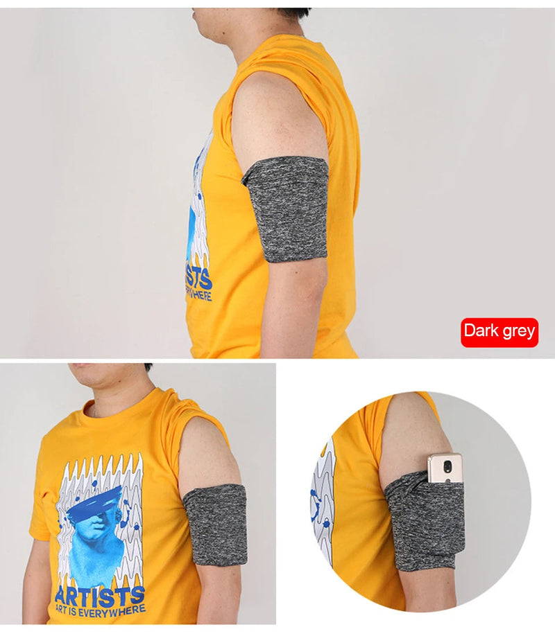 Running Arm Phone Bag – Unisex Sports Armband with High Elastic Fabric for Jogging, Gym, Workouts & On-the-Go Device Protection