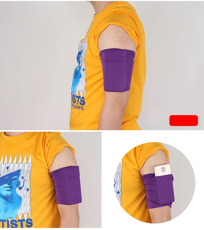 Running Arm Phone Bag – Unisex Sports Armband with High Elastic Fabric for Jogging, Gym, Workouts & On-the-Go Device Protection