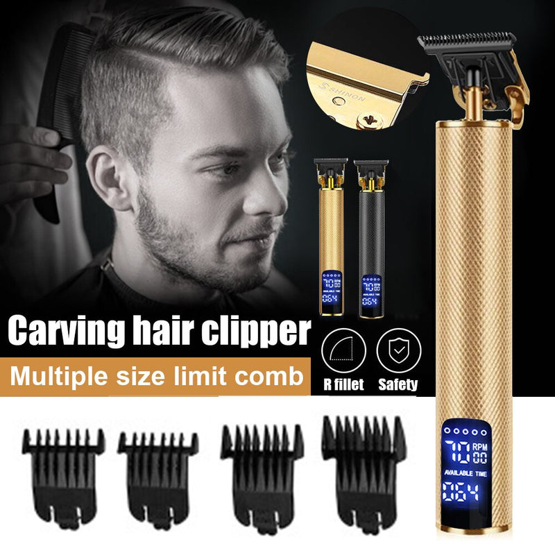 ViperPro - Head Electric Hair Clipper Professional Blade With Lcd Shaving Head Clippers