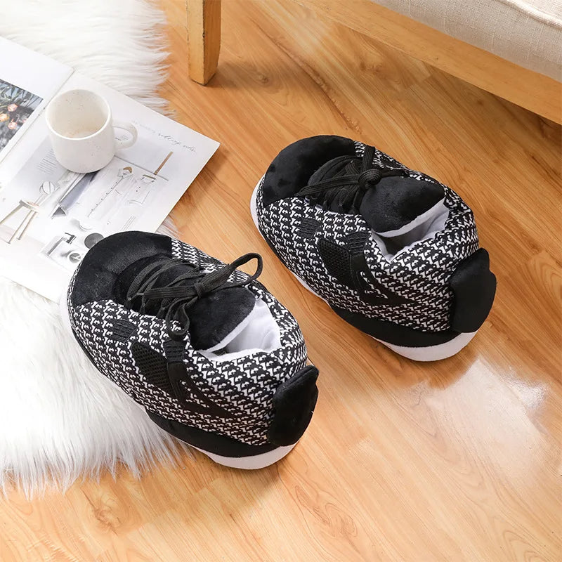 Winter Unisex Cotton House Slippers – One Size Cozy Sneakers for Men & Women Indoor Comfort & Warmth