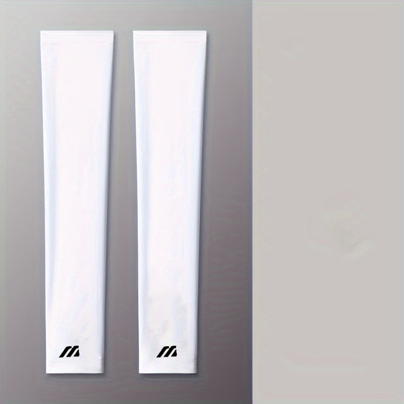 1pair Breathable Unisex Sun Protection Arm Sleeves - Cooling, UV Protection For Driving, Golfing, Fishing, Cycling, Hiking & Running