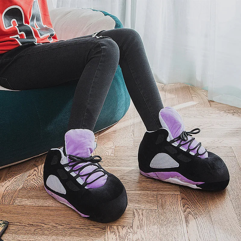 Winter Unisex Cotton House Slippers – One Size Cozy Sneakers for Men & Women Indoor Comfort & Warmth