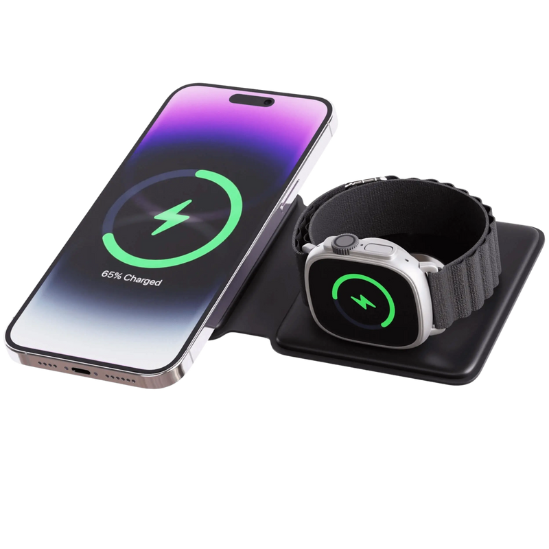 2 in 1 Foldable Charger for Apple