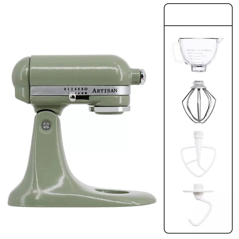 Miniature Metal Stand Mixer – 1:6 Scale Dollhouse Kitchen Blender for OB11 BJD