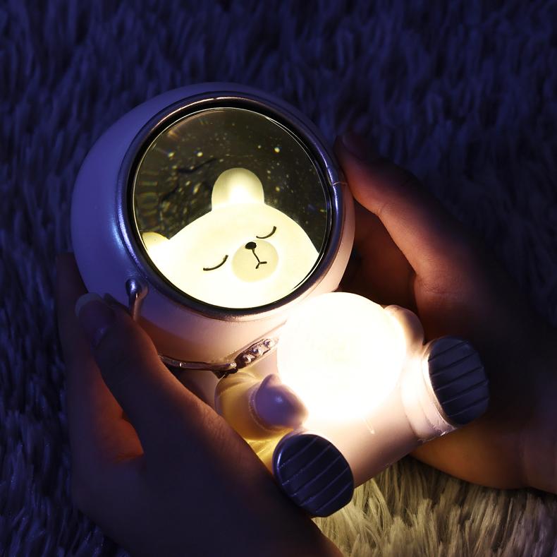 Cute Pet Astronaut Night Light