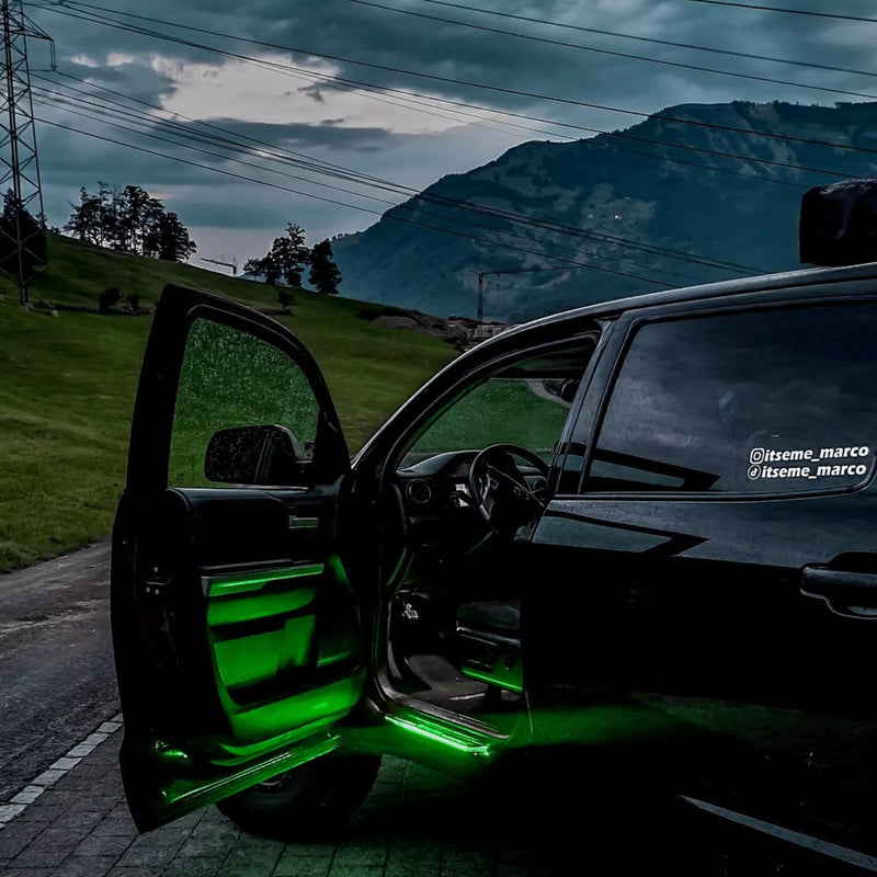 LED Car Door Sills | Pro Enhancement for Interior Aesthetics & Functionality - Upgrade Your Vehicle's Style