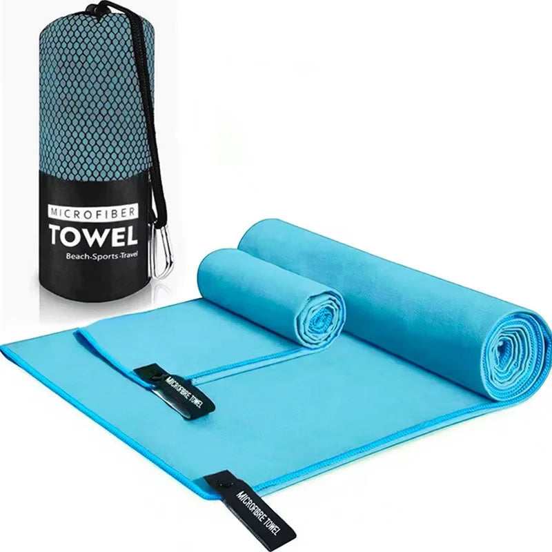 Fast Dry Sports Towel – Super Absorbent, Ultra-Soft Travel Washcloth for Gym, Swimming, Running, Fitness, and Outdoor Adventures