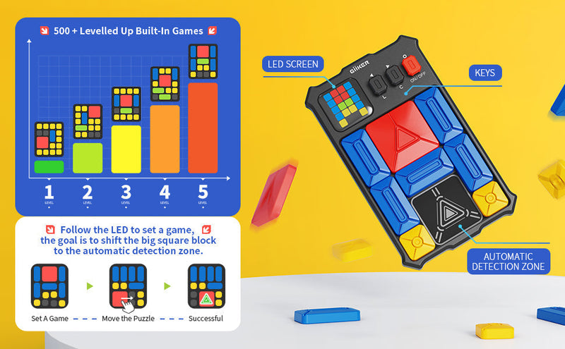 Interactive Super Slide Brain Puzzle Game