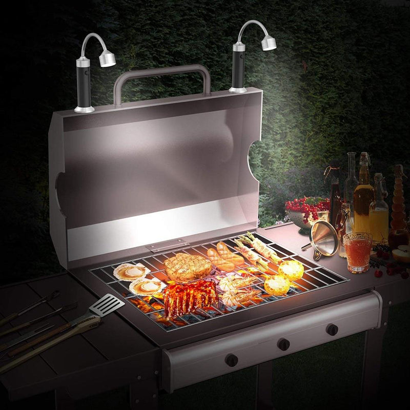 Portable Magnetic LED Grill Lights (2Pcs)