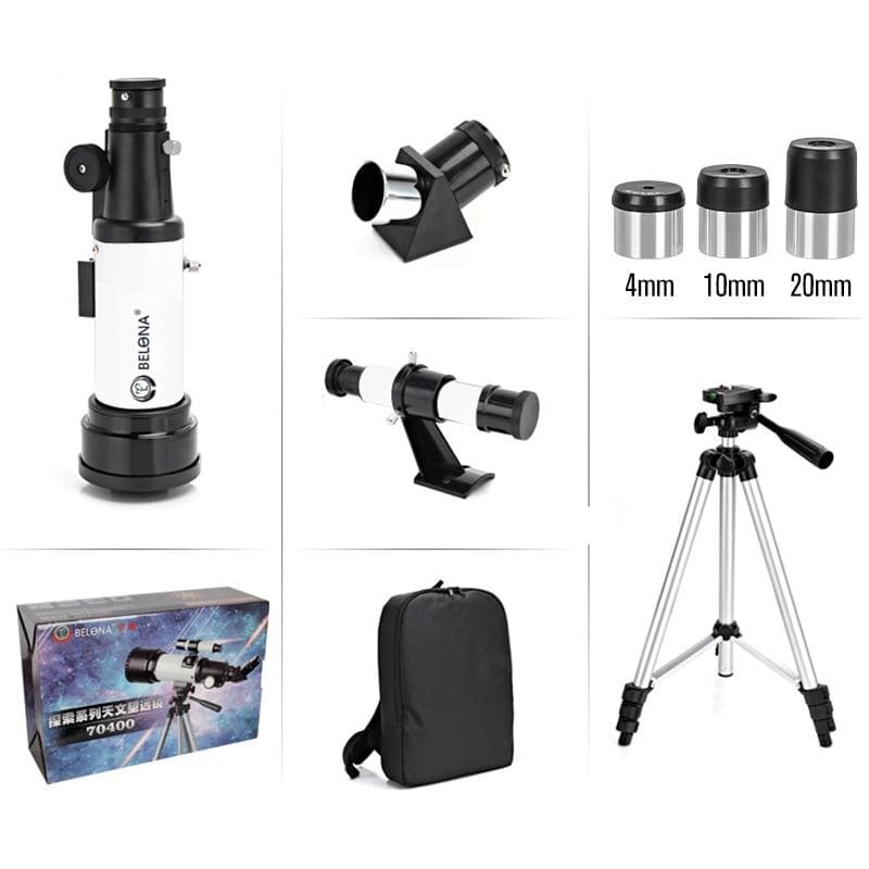 HD 70400 Monocular Telescope | Astronomical Telescope with Tripod | Bird and Moon Watching Telescope with Tripod | Belona NovaScope