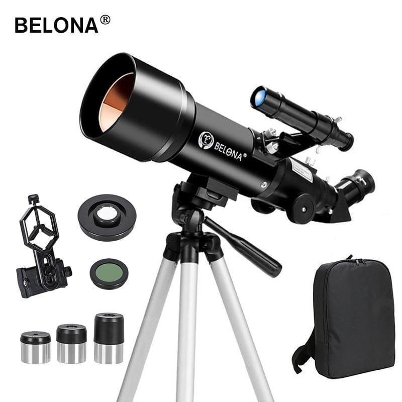 HD 70400 Monocular Telescope | Astronomical Telescope with Tripod | Bird and Moon Watching Telescope with Tripod | Belona NovaScope