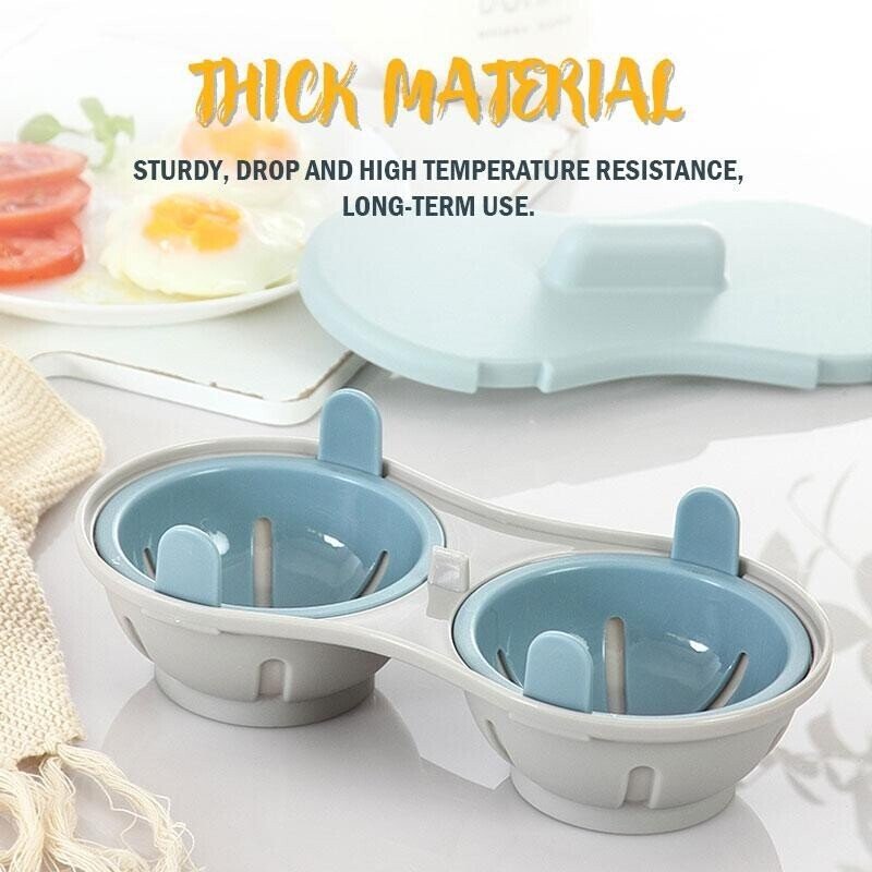 Edible Silicone Drain Egg Boiler Set