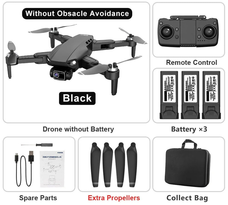 RC Drone Professional 8K HD Camera – L900 PRO SE GPS 5G 4K HD Dual Camera, 2-Axis Gimbal for Anti-Shake Aerial Photography